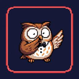 Alarmed owl