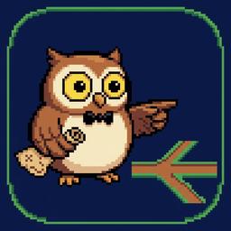 Owl with map